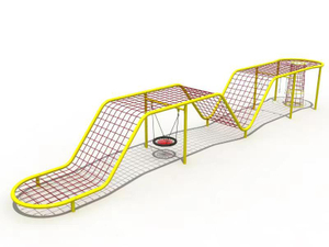 Parco divertimenti all'aperto Parco giochi per bambini con corda da arrampicata