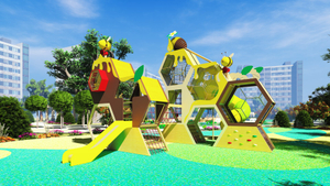Attrezzature per parchi giochi a nido d'ape in PE all'aperto per bambini
