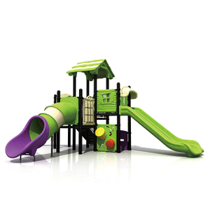 Set da gioco per bambini con scivolo personalizzato per parco giochi all'aperto per parco divertimenti