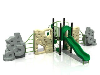 Parco giochi per bambini all'aperto Set da gioco da parete per arrampicata su roccia in plastica per scuola materna