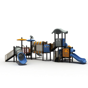 Set da gioco per lo spazio esterno Casetta per giochi all'aperto Attrezzature per parchi giochi personalizzabili con scivolo modulare per parco divertimenti