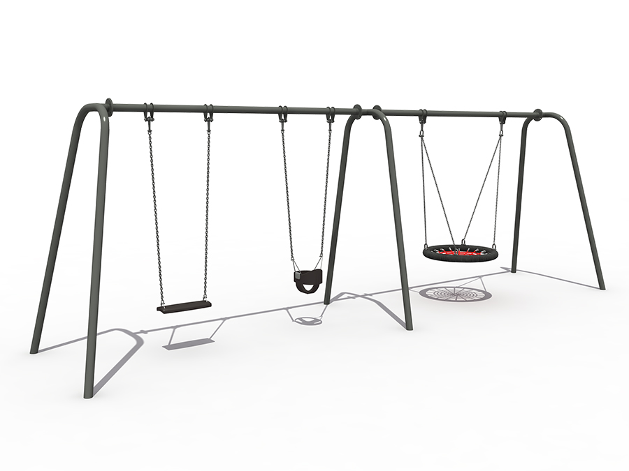 Parco divertimenti Outdoor Net Web Swing Playground Playset per bambini
